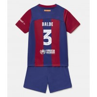 Barcelona Alejandro Balde #3 Domaci Dres za djecu 2023-24 Kratak Rukav (+ Kratke hlače)